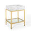 Meuble-lavabo en acier inoxydable 26 po Kingsley-1279521614