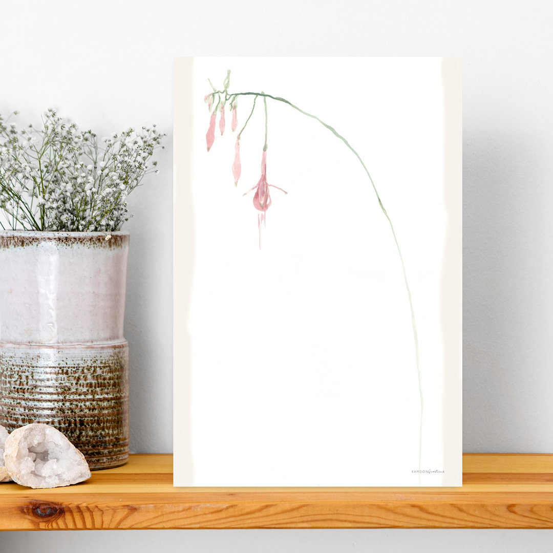 Blush Abstract Contemporary Wall Art Print