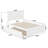Henrichs Solid Wood Platform Bed with Trundle-303441989-286466467