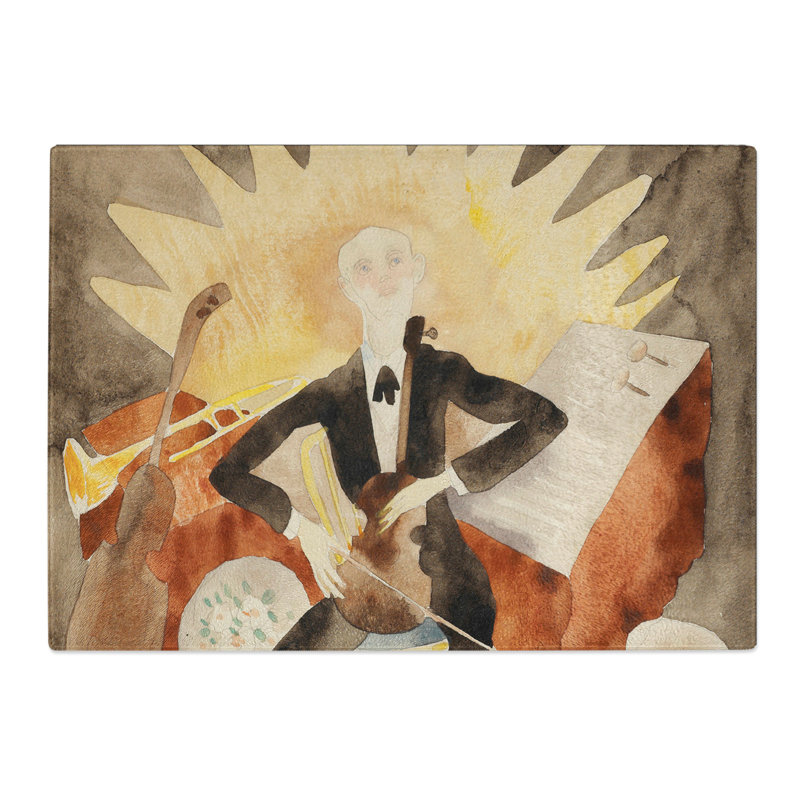Musician by Charles Demuth Chopping Board, 0.4cm H x 28.5cm W x 39cm L