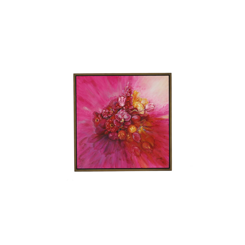 ORCHID POWER WALL ART, 18.4" H x 18.4" W