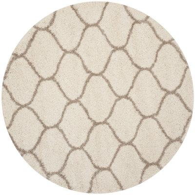 Tate Hudson Shag Performance Geometric Rug