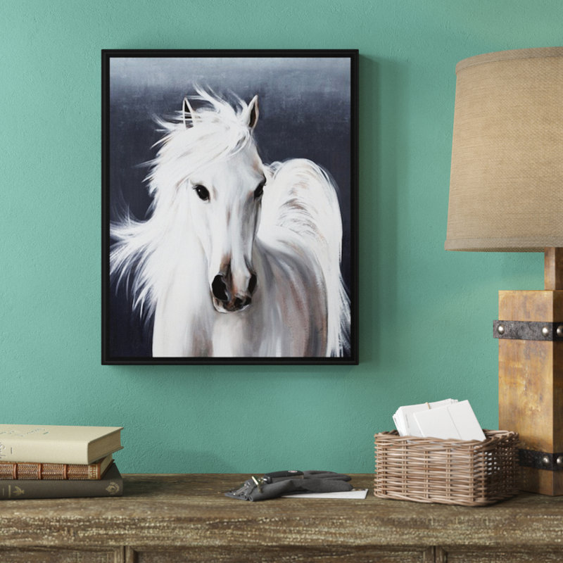 « dallas »-reproduction d’art sur toile, H 21,7 po x l 17,7 po x p 1,75 po, Cadre flottant noir