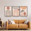 Style bohémien - ensemble de 3 impressions encadrées sur toile-86896619-86896617