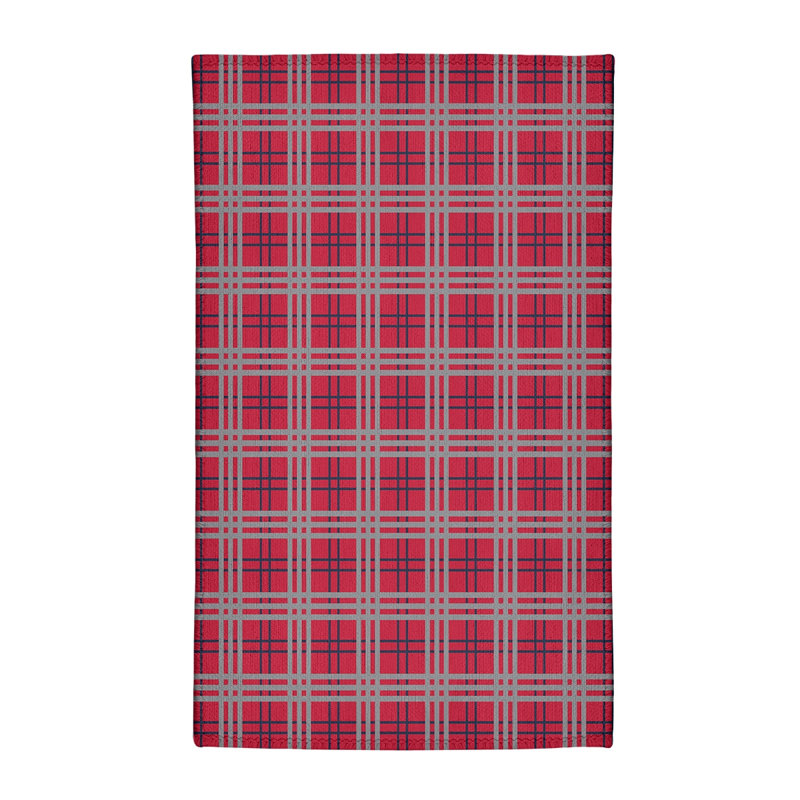 Plaid Indoor Rug, Rectangle 4' x 6'