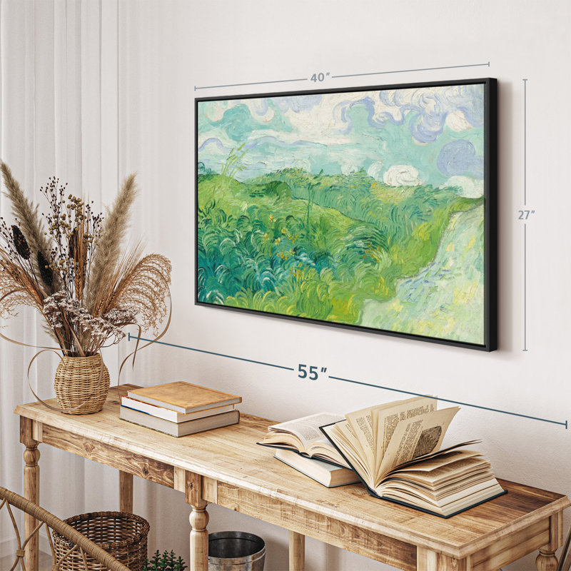 " Green Wheat Fields ", 40" H x 27" W