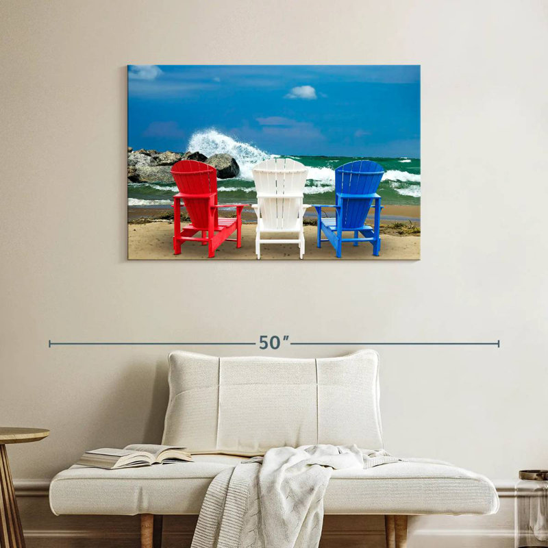 Chaises Gillard patriotiques Gillard, H 26 po x l 39 po