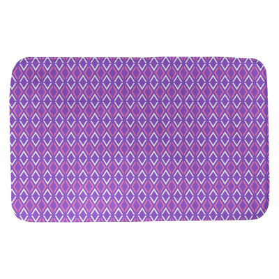 Tapis pour salle de bain diamants Leffel