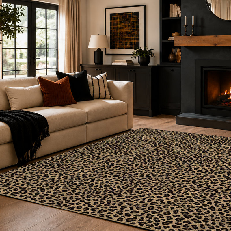 Exotic Skins Leopard, Rectangle 7'8" x 10'9"