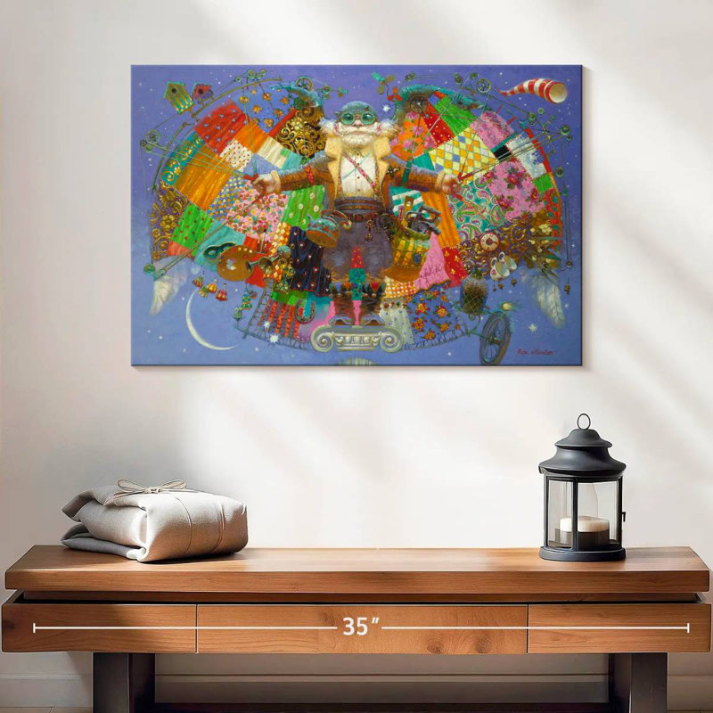 Optimist, 16" H x 24" W