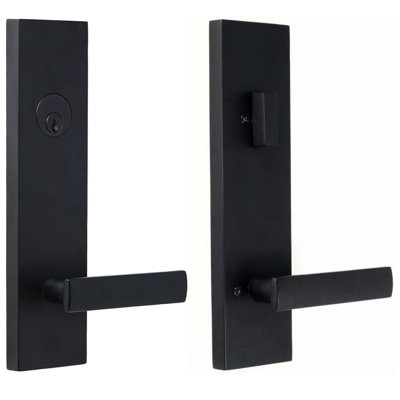 Levers With Deadbolt Reversible Entry Set