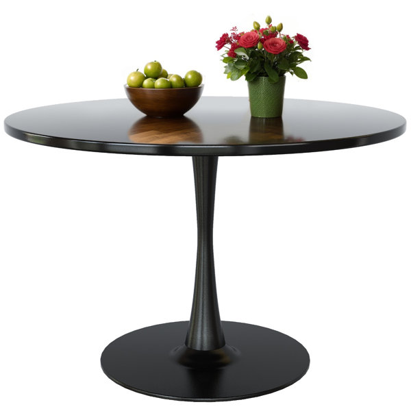 Black Round Kitchen & Dining Tables You'll Love | Wayfair