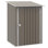 Rangement de jardin 3,3 'x 3,4' avec porte verrouillable brun