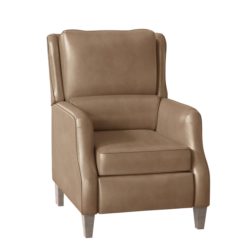 Schaumburg Recliner, Power, Aspen Lenado Brown Genuine Leather, Stone
