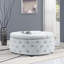Linen Upholstered Bench-1126053792