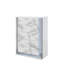 Commode en marbre blanc lune avec DEL