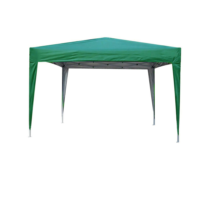 Janvey 3m x 3m Steel Pop-Up Gazebo, Green