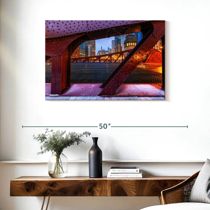 Lilie Talmadge Memorial Bridge, 24" H x 36" W