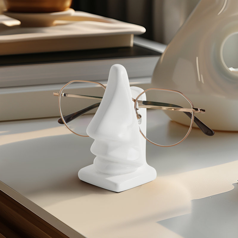  Support pour lunettes blanc Boleslao, Blanc