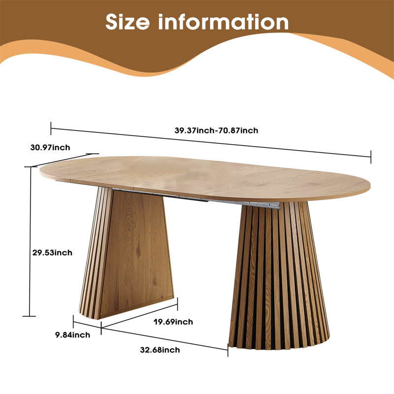 Table de salle à manger en bois (sans la chaise)