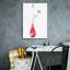 Art mural en toile Epic Graffiti «Pink Vase Of Love» par Kamdon Kreations, 18 po x 26 po