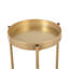 Support à plante pliable moderne à 2 niveaux avec 2 plateaux ronds pour l'intérieur et l'extérieur