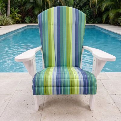 USA-Made Adirondack Chair Cushion – Premium Outdoor Fabric, Fade-Resistant, UV Protected Fabric