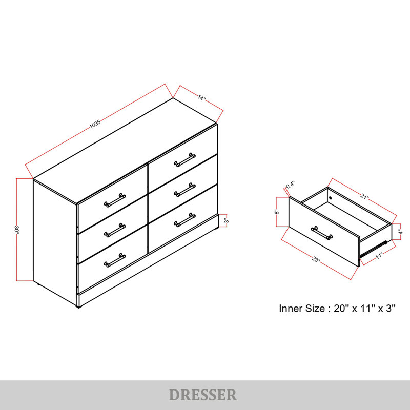 DRESSER EN OR, Doré
