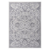 Naar Marfi Area Rugs, Grey/Silver/Oriental Accent Power Loom Machine -Crafted