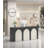59.06" Black+White Standard Manufactured Reception Desk