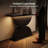Modern 3D Hammered Texture Wood Console Table