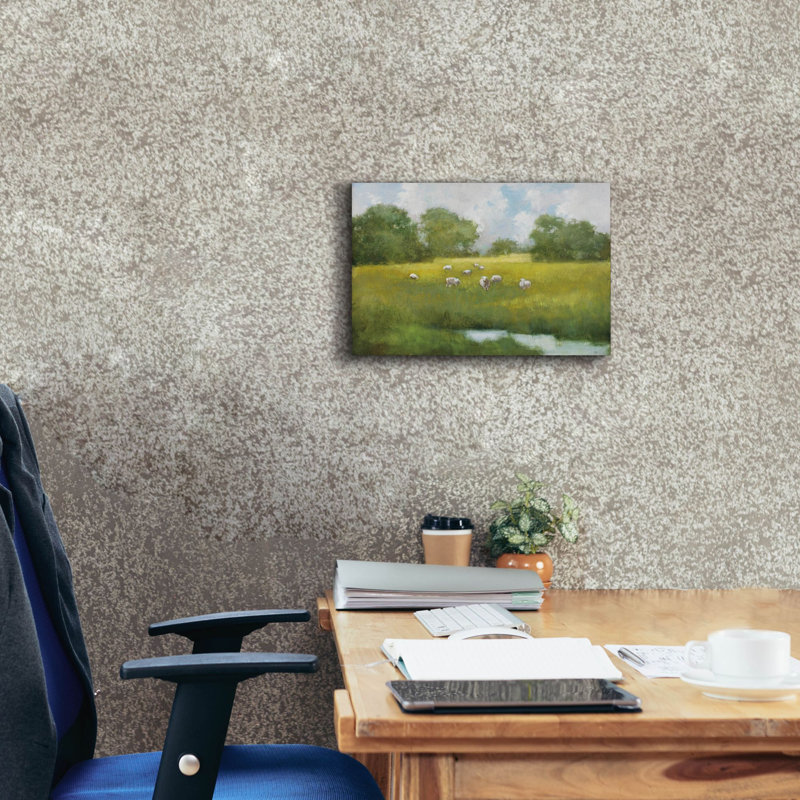 Toile épique «Sun Grazing» par Julia Purinton, 18 po x 12 po, H 12 po x l 18 po x P 0,75 po
