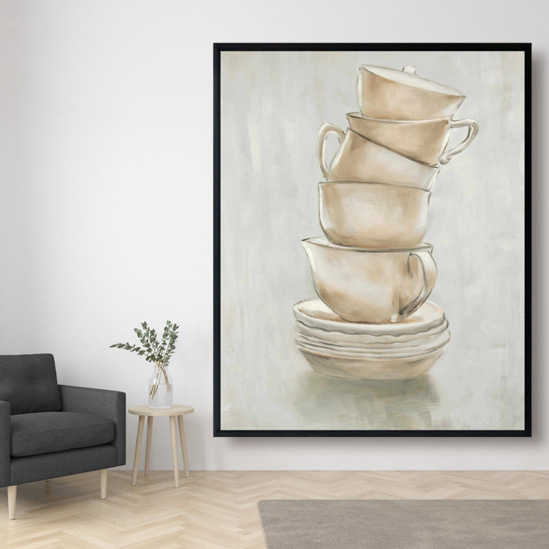 Coffee Mugs Print On Canvas