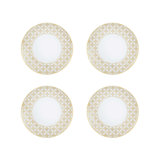 Gold Exotic 6.65'' Porcelain China Appetizer Plate