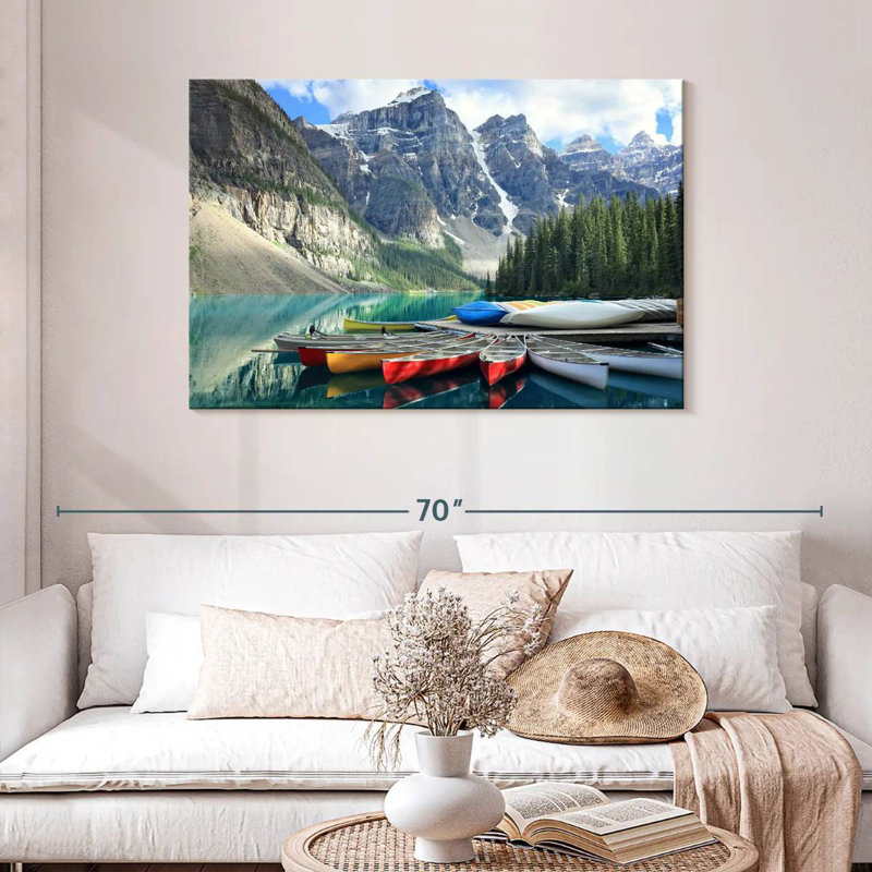 Mehar Moraine Lake Canoes, H 30 po x l 45 po