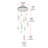 Alfee 12 - Light LED Cluster Pendant-554331824