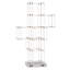 Lampe de table à DEL en nickel satiné 38 lumières Cooksville