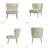 Euclid Modern 2-Piece Desk Office Chair Set-115234717