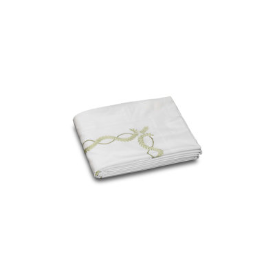 Diana Embroidery By DEA Sateen Flat Sheet