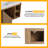 Ehonmwon 24'' Wall Mounted Single Bathroom Vanity with Ceramic Top, Floating Vanity with 1 Door and 1 Shelf
