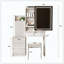 Tabouret de salle de bain 4 tiroirs