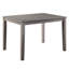 Table de salle à manger et chaises à finition grise - 5 pièces pour la zone 48 po avec 4 cadres en bois