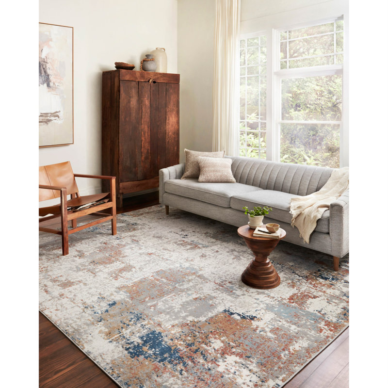 Mcglothin Abstract Indoor Rug, Rectangle 7'11" x 10'6"