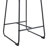Set Of 2 Modern Minimalist Bar Stools With Footrest, Non-Slip Pads, And Sturdy Iron Legs For Kitchen And Bar-1273866357