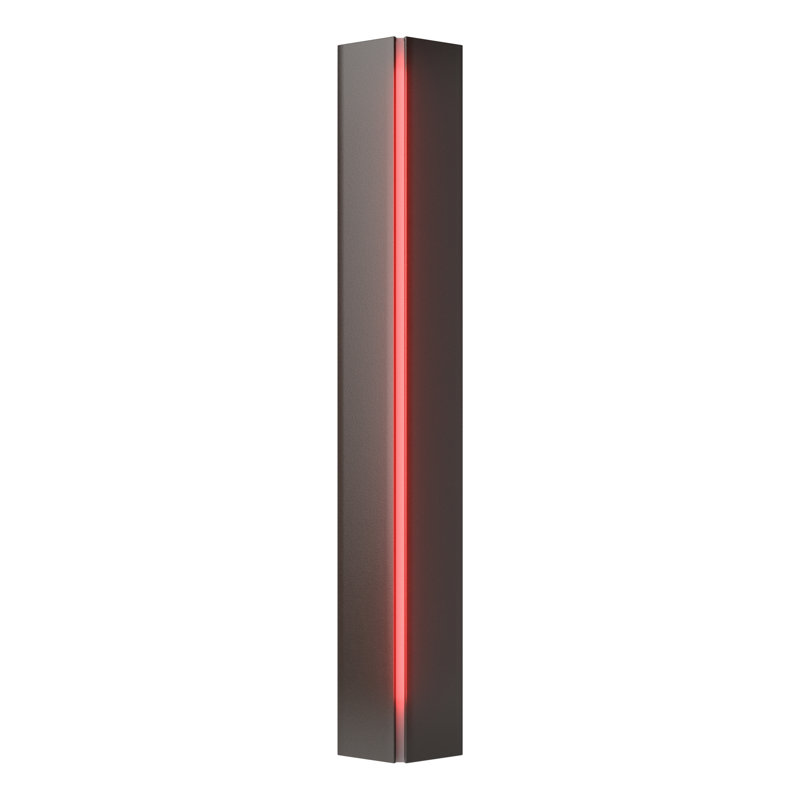 Gallery Dimmable 8 Lbs Flush Mount Scone, Oil Rubbed Bronze, Red