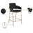 Yara Beige Velvet Counter Stool-75000048