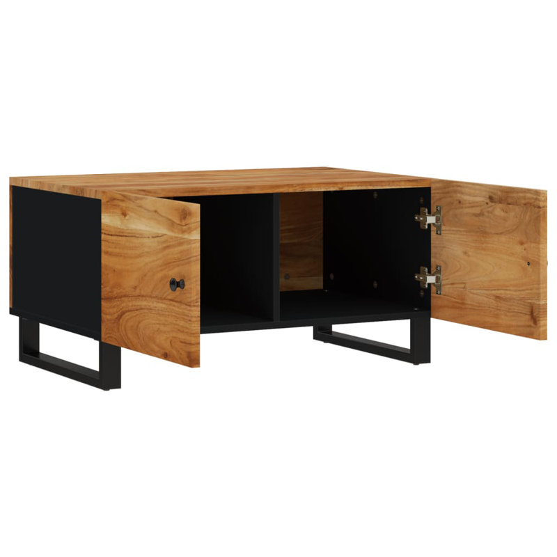 Nantucket Sled Coffee Table with Storage, Brown