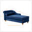 Chaise longue moderne avec revêtement en velours-481704704