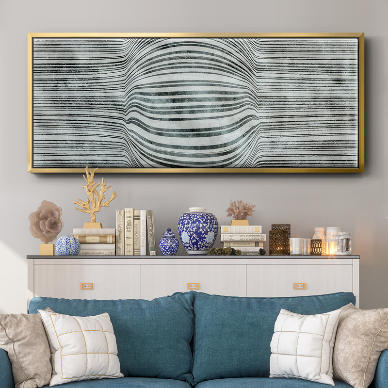 Forme voluptueuse - Framed Canvas, 8" H x 20" W