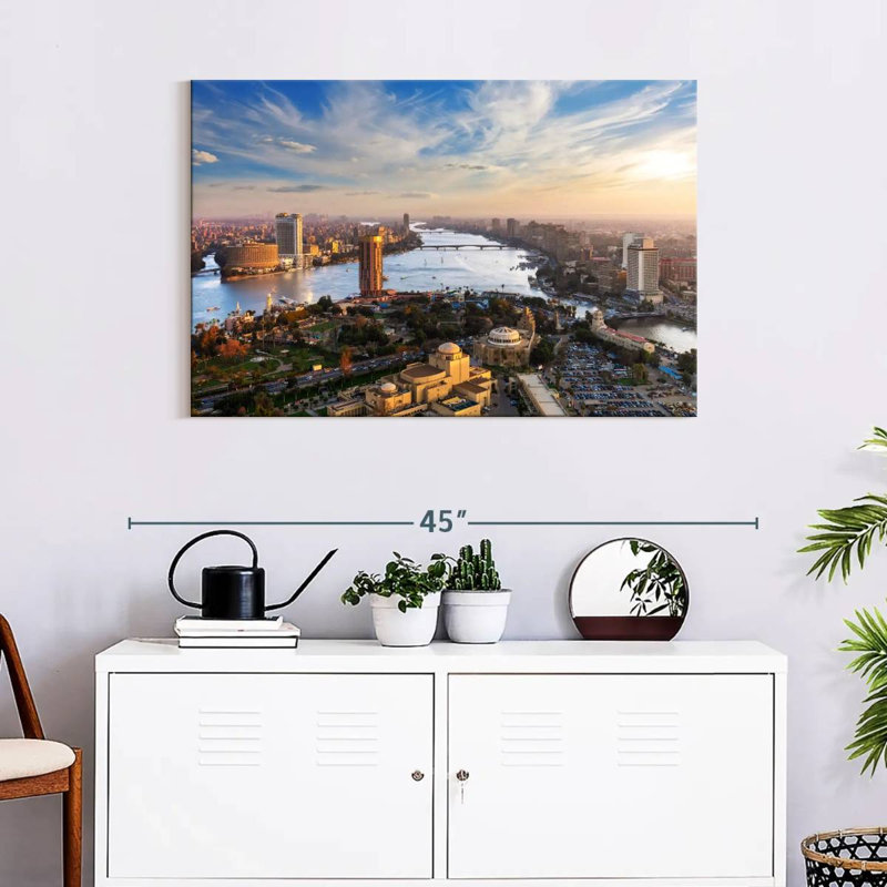 Harpa Scenic Downtown Cairo, 24" H x 36" W